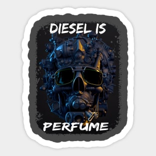 Dieselpunk Skull Diesel Is Perfume Sticker